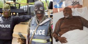 masked policeman