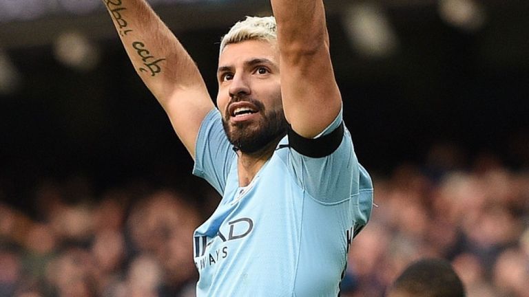 Sergio Aguero bagged hatrick in chelsea thrashing