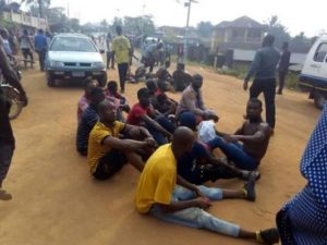 10 youths arrested