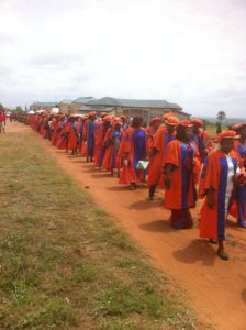 Students during the matriculation