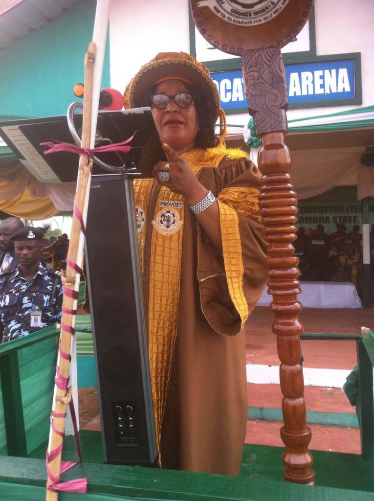 The Provost, Dr. Tessy Okoli
