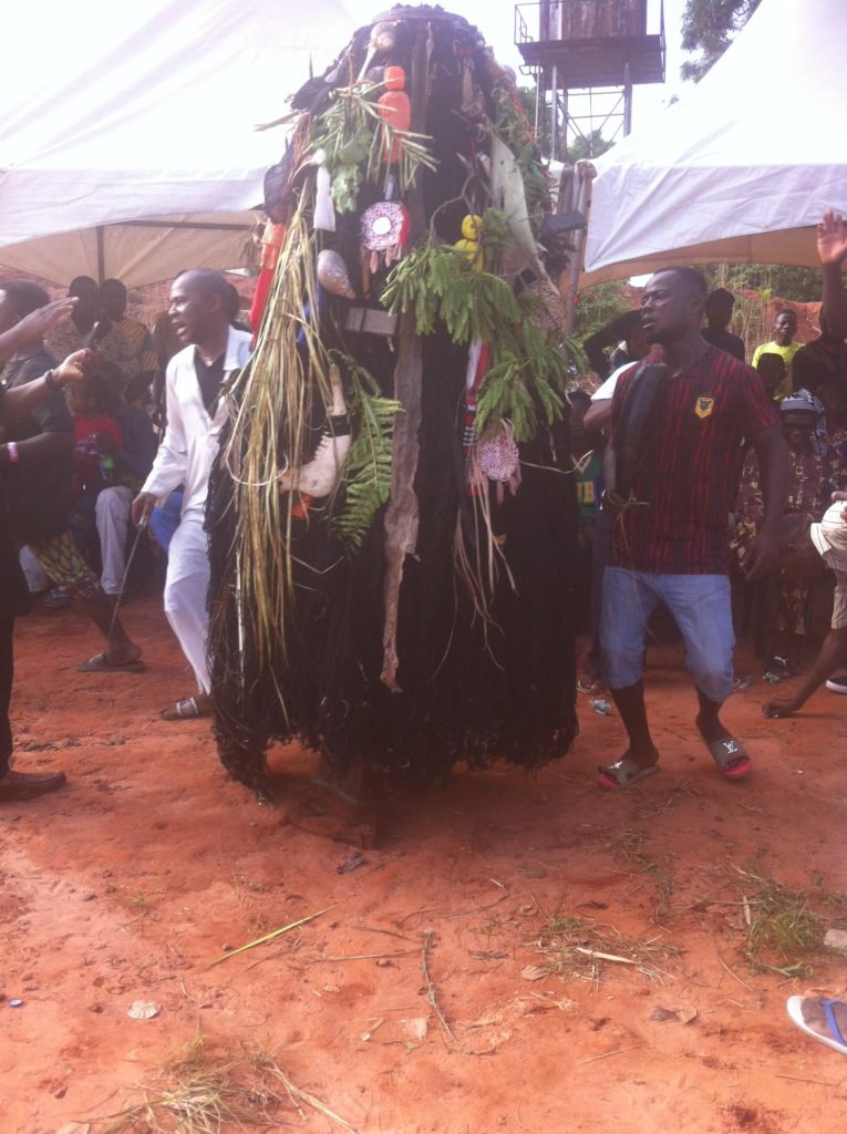 Ajofia masqurade from Nanka at the Ikeji festival