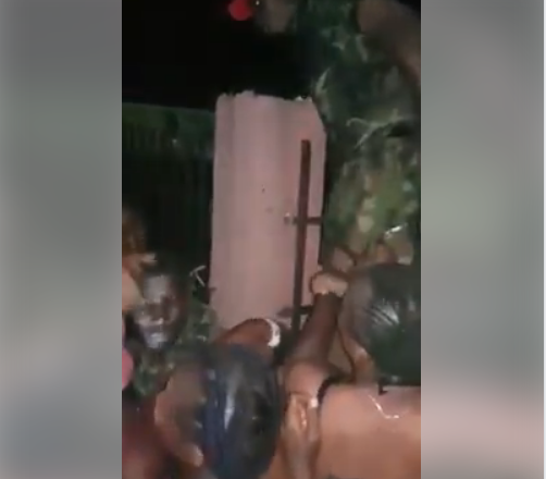 The soldier attempting to jump fence into secretariat