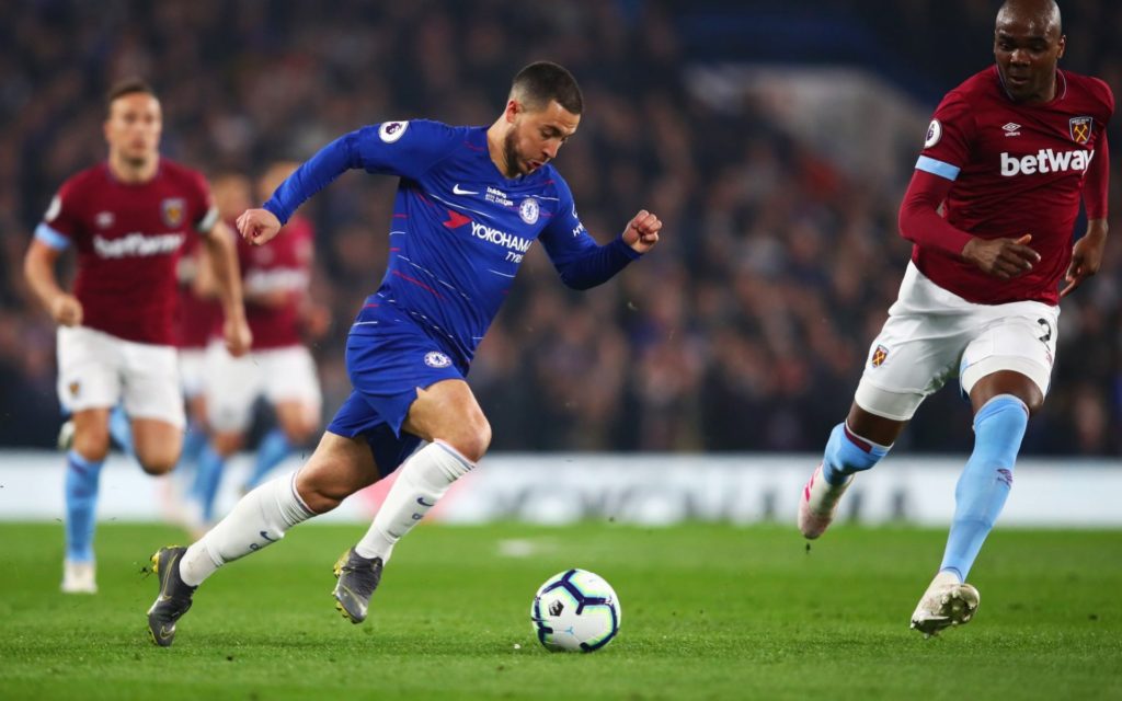 Hazard’s first goal on 24 minutes was a thing of beauty