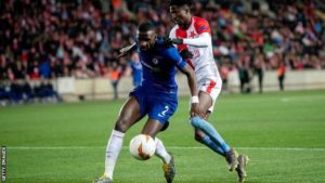 Antonio Rudiger made more passes than any other Chelsea player (81) and was impressive as they kept an eighth clean sheet in this seasons's Europa League