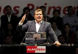 Former Peru president, Alan Garcia