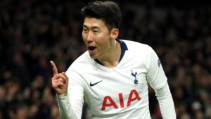 Son Scored the only goal to gift Tottenham first leg victory