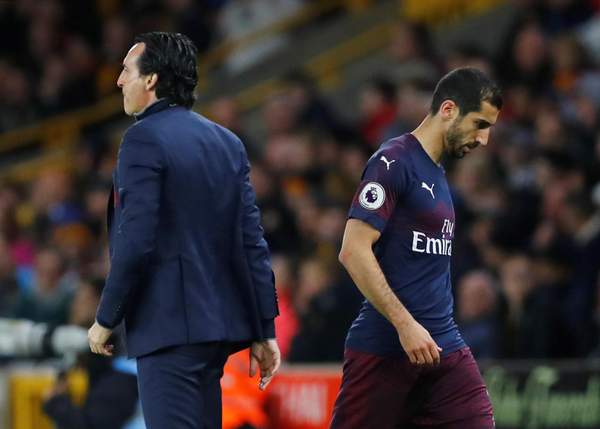 Arsenal manager against wolves