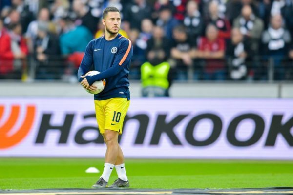 Eden Hazard was left on the bench in 1-1 draw vs Frankfurt yesterday