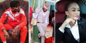 Platnumz, wife and Mr. P.