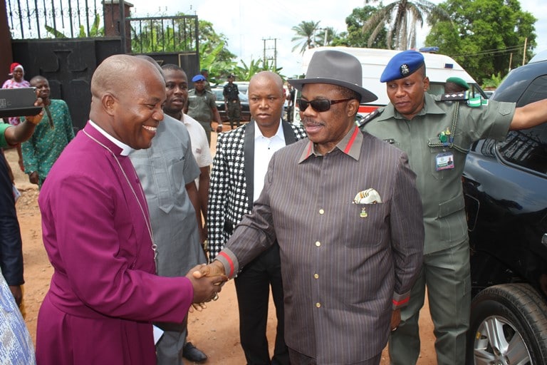 Bishop Ikeakor and Governor Obiano