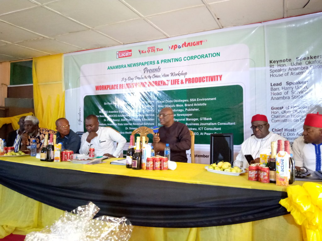 Stakeholders at the workshop