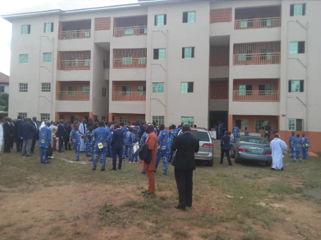 THE COMPLETED STAFF QUARTERS