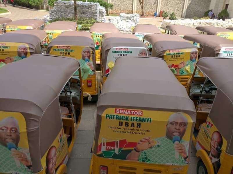 Ifeanyi Ubah rice tricycle Anambra senator