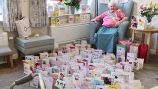 Woman receives nearly 200 cards for 105th birthday
