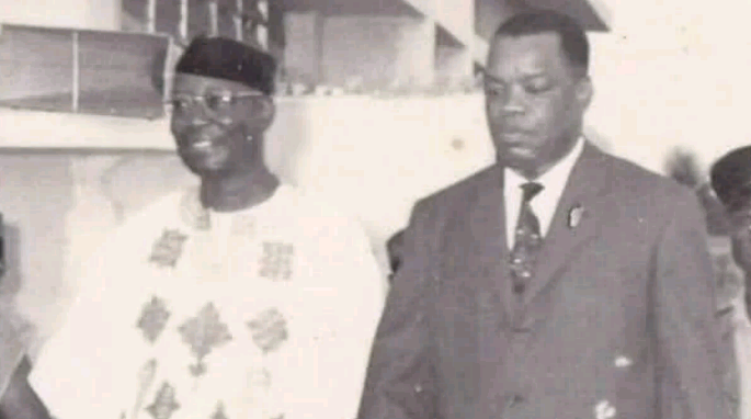 Sir Louis Ojukwu and Nnamdi Azikiwe