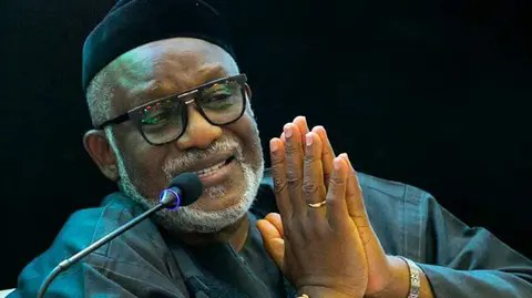 Ondo 2020: Akeredolu begs angry APC members for forgiveness