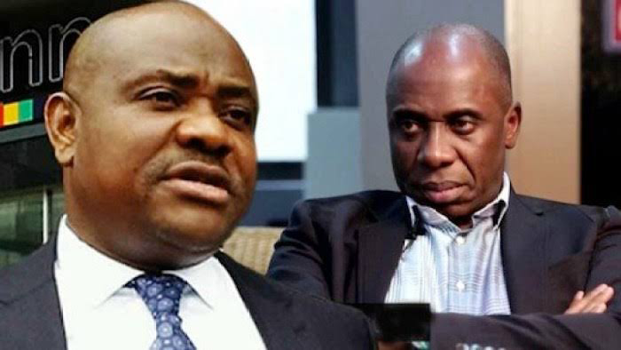Gov. Wike and Amaechi fight dirty in a burial ceremony