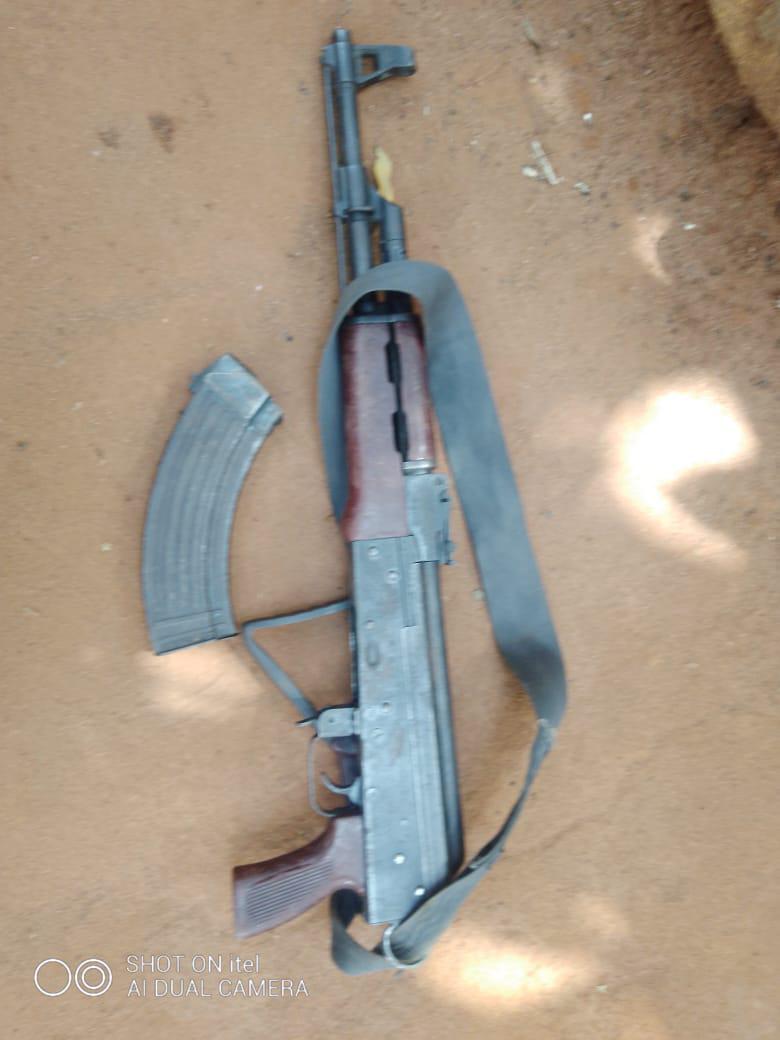 AK rifle gun