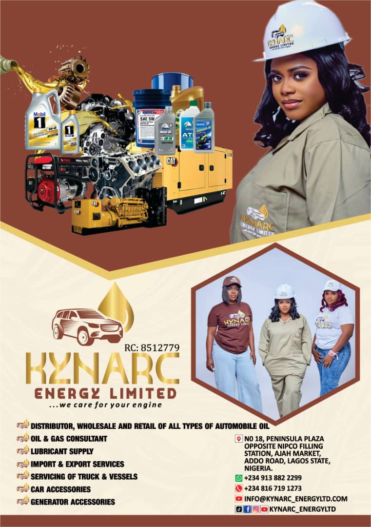 We provide one of the best and most affordable oil lubricants in Nigeria  -CEO KYNARC ENERGY - Odogwu Blog