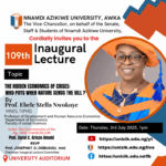 Reflections on the 109th Inaugural Lecture by Prof. Ebele Stella Nwokoye