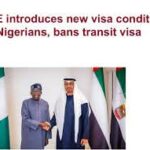 UAE Bans Transit Visas, Tightens Entry Rules for Nigerians